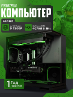 Игровой компьютер / RYZEN 5 7500F / NVIDIA RTX4070Ti SUPER 16Gb / 32GB / DDR5 / SSD 2 ТБ / Windows 11 Pro