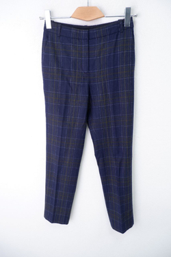 Брюки шерстяные в клетку 44 размер