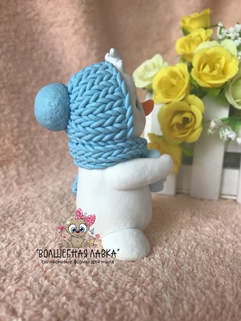 Силиконовая форма Снеговичок