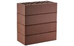 Кирпич ЛСР 1НФ Тёмно-коричневый, гладкий М-175, 250х120х65 - лицевой керамический пустотелый