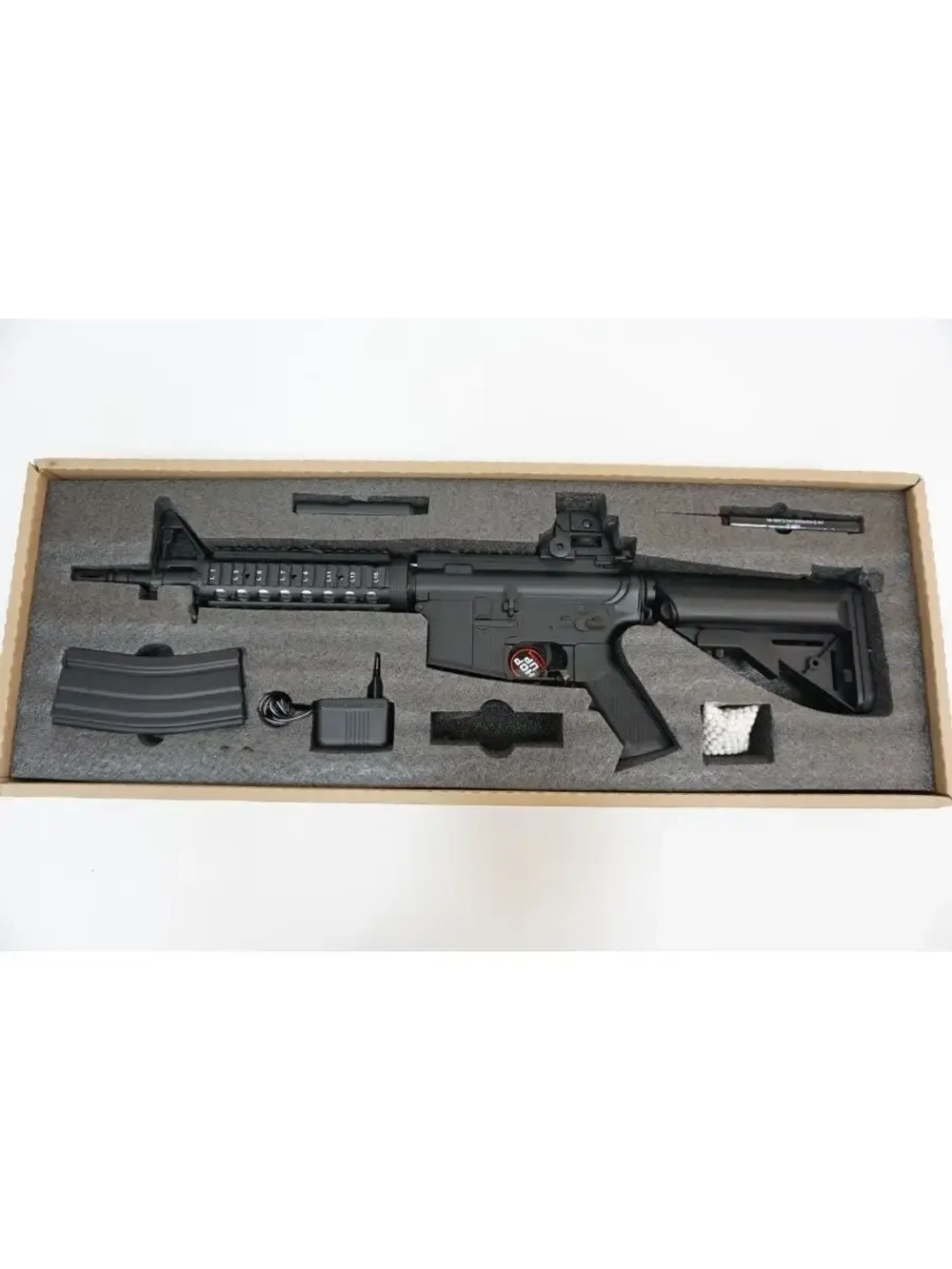 Страйкбольный автомат (A&K) M4 CQB (Black)