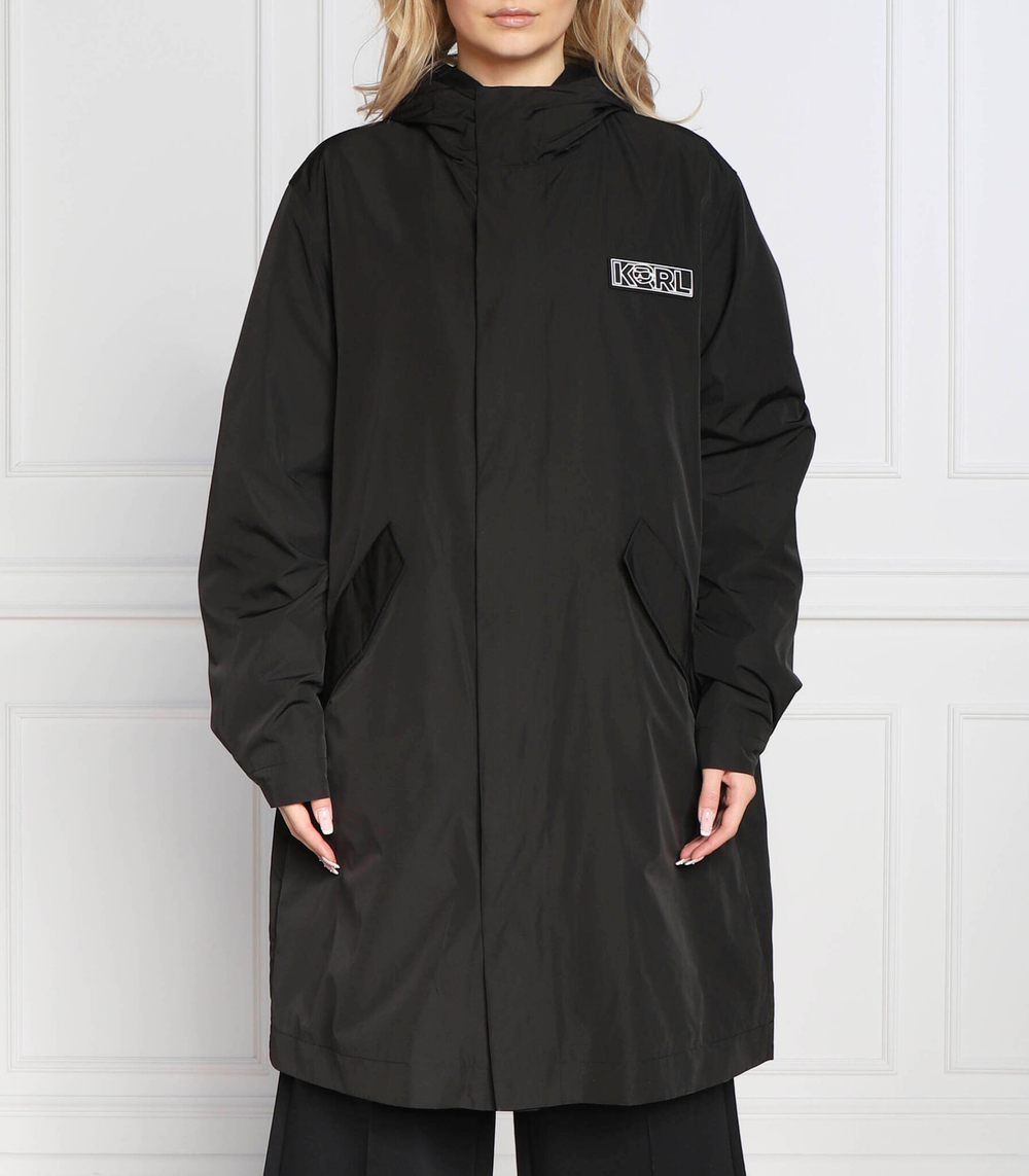 пальто ikonik 2.0 Karl Lagerfeld - черный(230W1580)