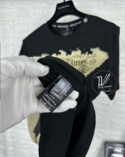 Футболка Philipp Plein Times Skull премиум