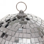 Новогодний шар 20 см «Shining Disco», Серебро