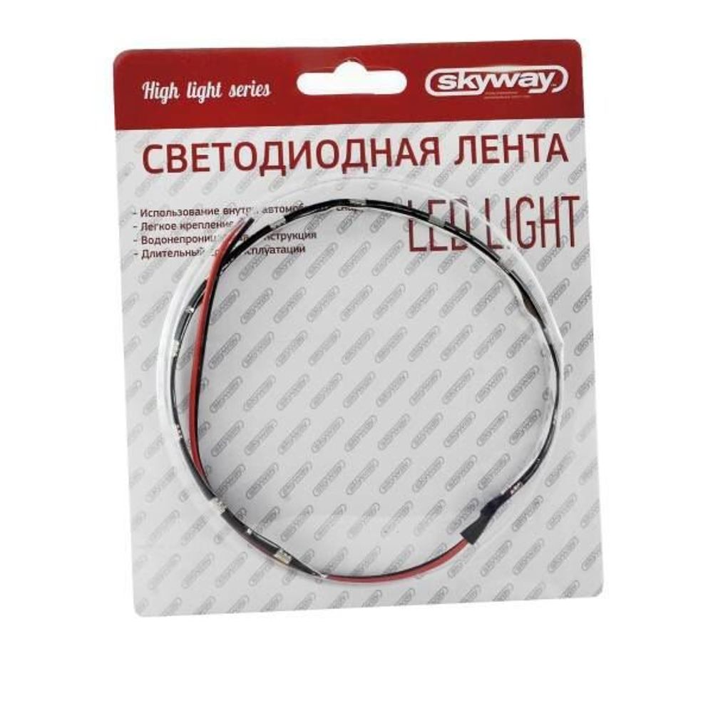 Светодиодная лента 12V 30 см 12 SMD белая (SKYWAY)