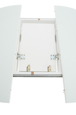 Стол Аврора Ривьера СВ D90, Стекло, Эмаль белая,  7