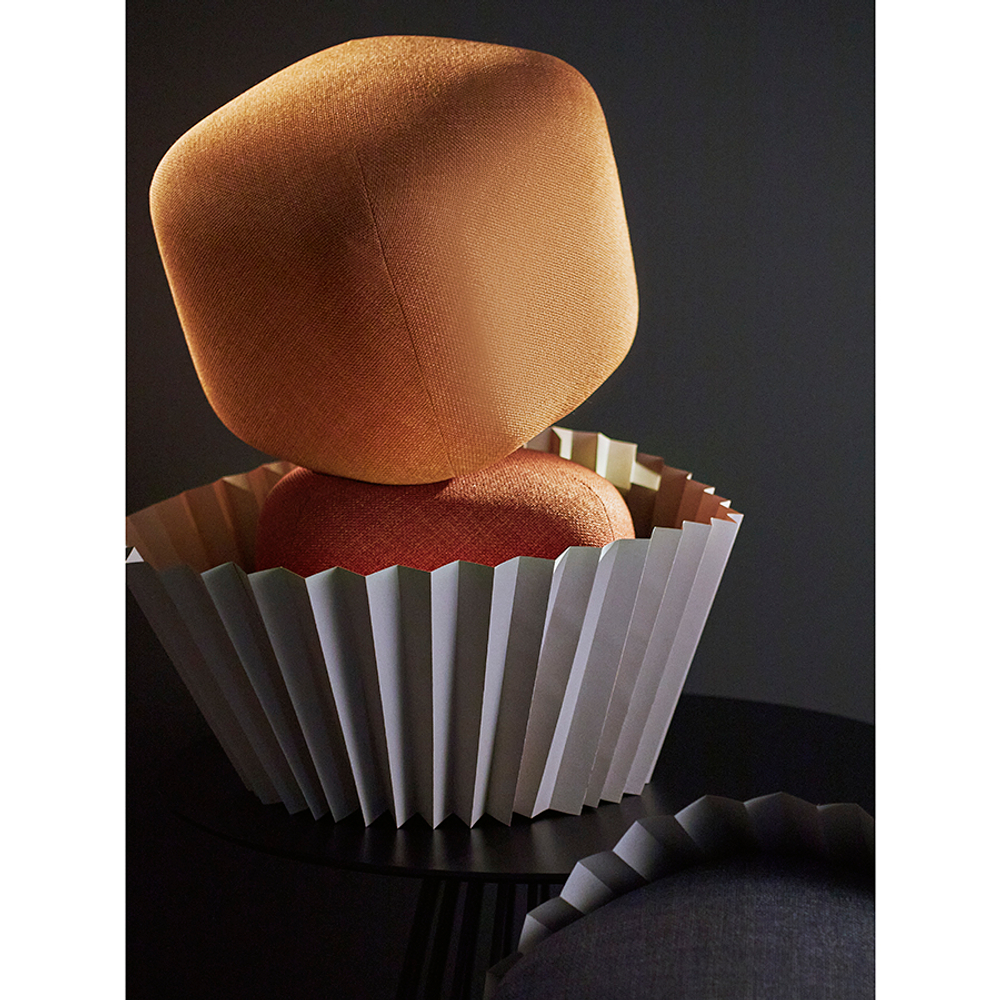 Пуф LATITUDE Trøffel, оранжевый