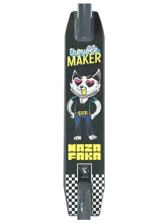 Самокат трюковый GRAFFITI, колёса PU/пластик 100 мм, ABEC 9, жёсткость 85А