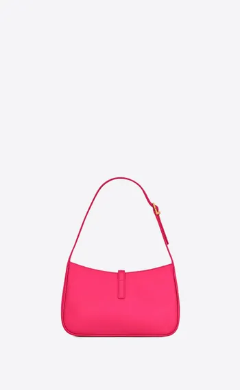 Сумка Saint Laurent Le 5 à 7 Hobo розовый