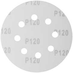 Круги шлифовальные 5 шт., 125 мм, Р120, 8 отверстий FIT IT 39666