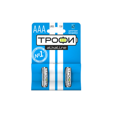 Батарейки Трофи LR03-2BL ENERGY POWER Alkaline