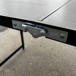 Стол 60x120 / 4 стула черный