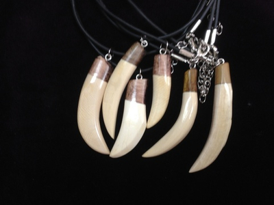 Подвеска - брелок из бивня мамонта