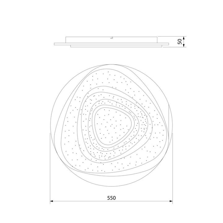 Потолочный светодиодный светильник Eurosvet Siluet 90115/6 белый