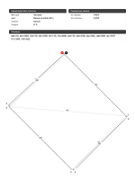 Натяжные потолки: 8 м2, 14.5 м2
