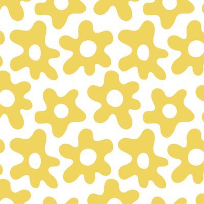 Желтые цветы на белом фоне. Детские ромашки