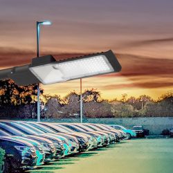 Светильник уличный светодиодный ЭРА SPP-503-0-50K-080 80Вт 8000лм 5000К КСС Ш 3 года IP65 | Уличные консольные светильники