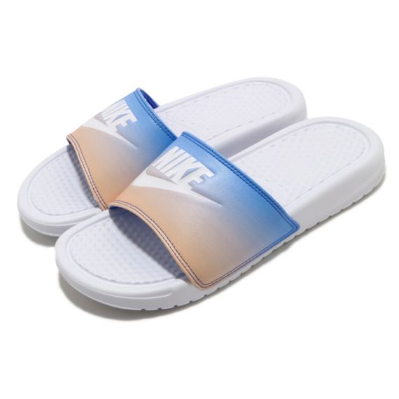 Nike Benassi JDI 'White Hyper Royal'