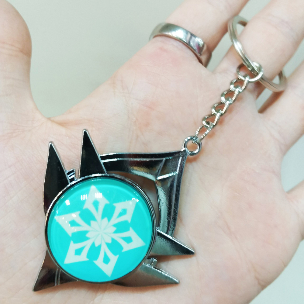 Брелок светящийся "Genshin Impact / Геншин - Снежная"