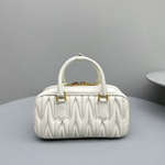 Miu Miu Matelasse Nappa Leather Top Handle Bag 24 cm