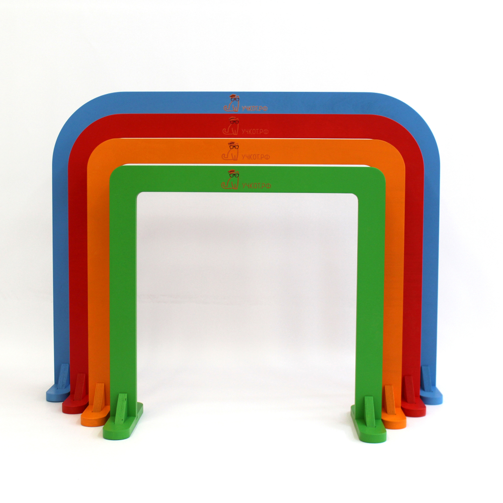 Дуги для подлезания "Учёный кот" цветные