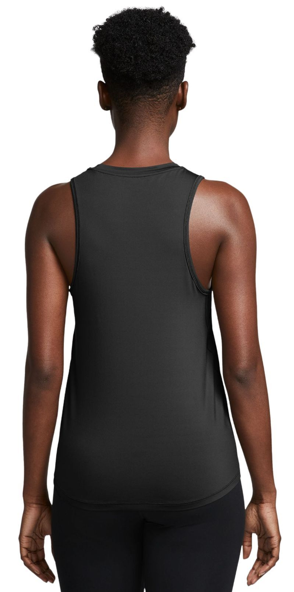 Женский топ теннисный Nike One Classic Dri-Fit Tank Top - black/black