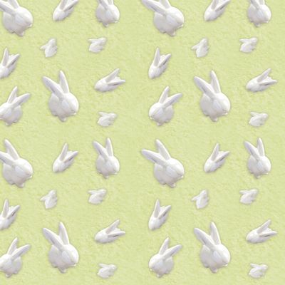 Зайка глянец на желтом