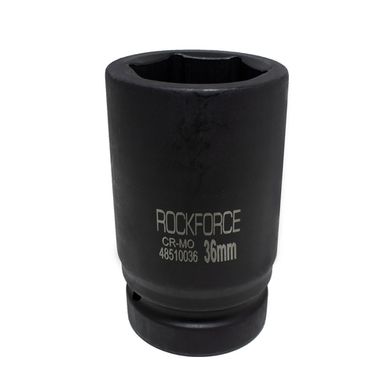 Головка ударная глубокая 36мм 6гр. 1'' RockForce##Rock FORCE RF-48510036