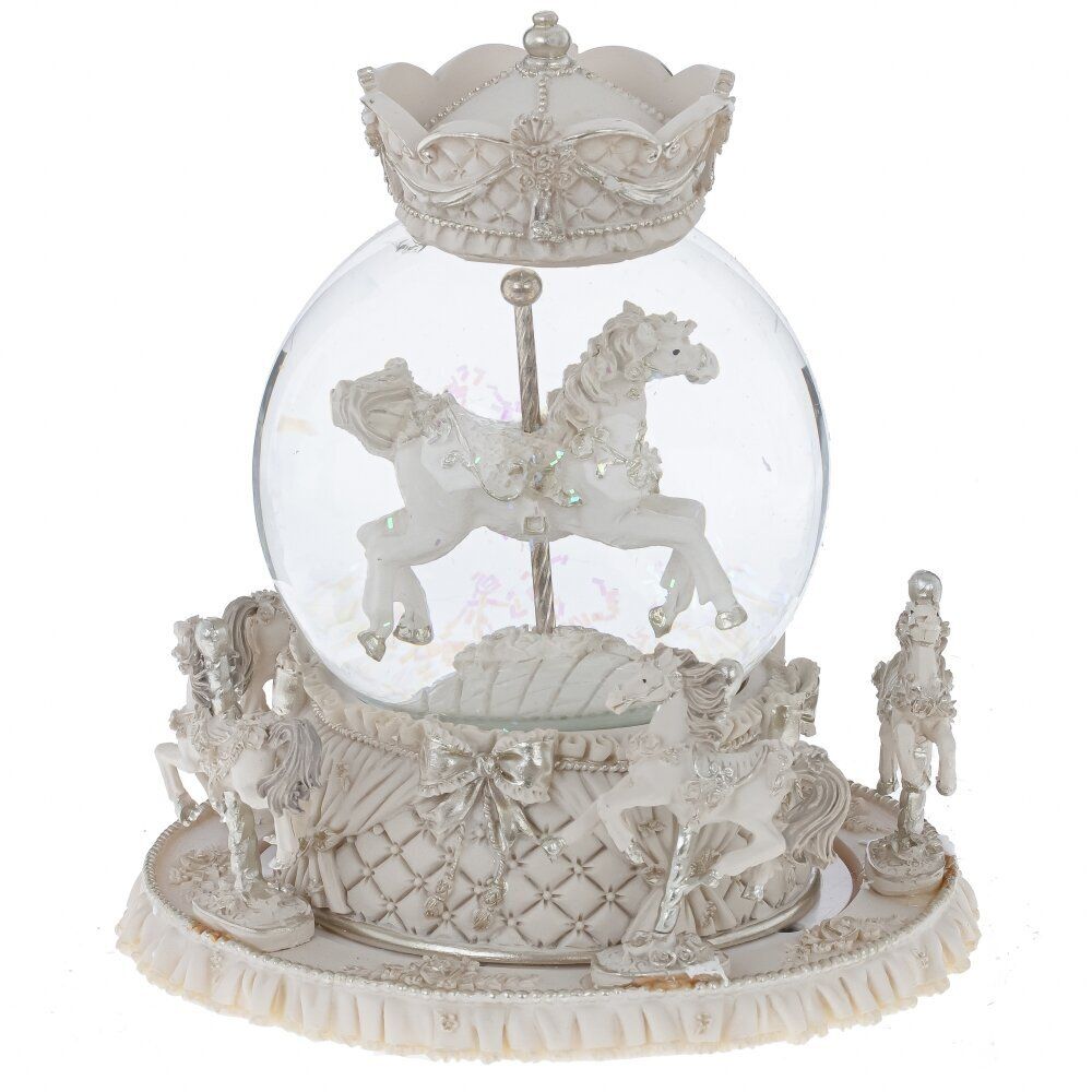 GAEM Фигурка декоративная в стекл шаре "Карусель" (ключ,муз, движ), D 10 см, L15 W15 H17,5 см