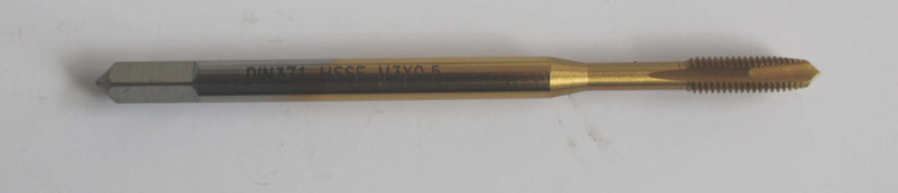 Метчик M3 DIN371 ISO2(6H) HSSE TiN MT-030 SunTap -X