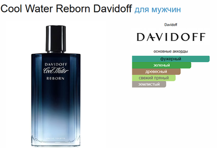 Davidoff Cool Water Reborn 100 ml (duty free парфюмерия)