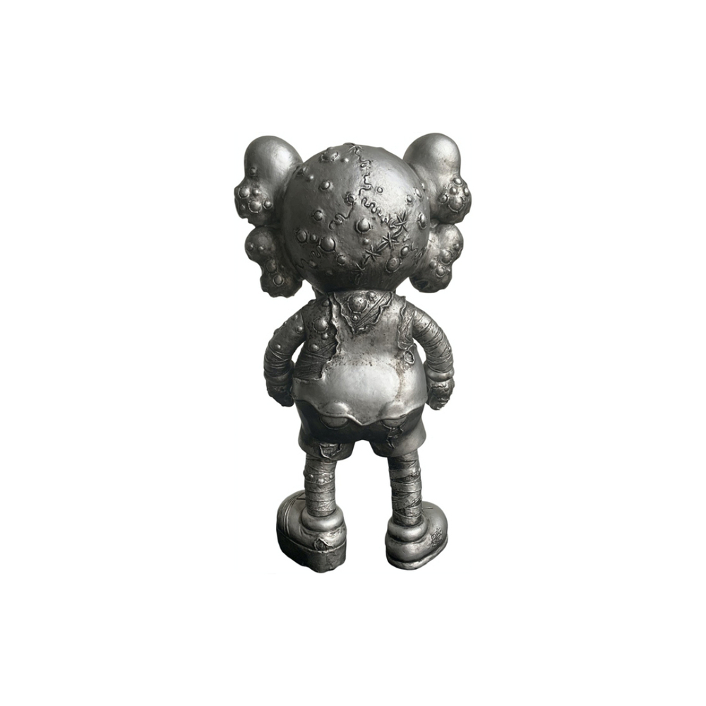 Дизайнерские игрушки Kaws Pushead Companion Vinyl Figure Silver 26.67cm, K-PUCVFSVR