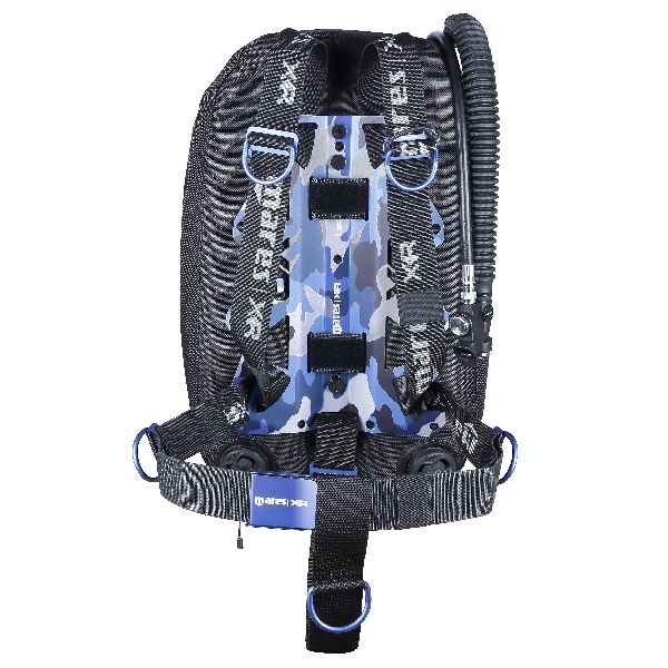 Комплект BLUE BATTLE BACKMOUNT 16л, с алюминиевым крепежём MARES XR