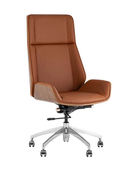 руководителя TopChairs Crown SN коричневый