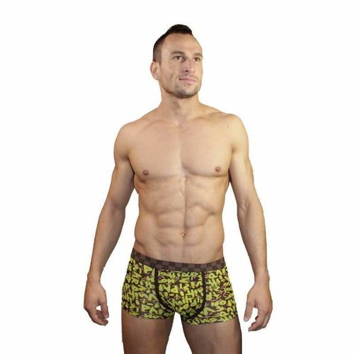 Мужские трусы хипсы салатовые Louis Vuitton