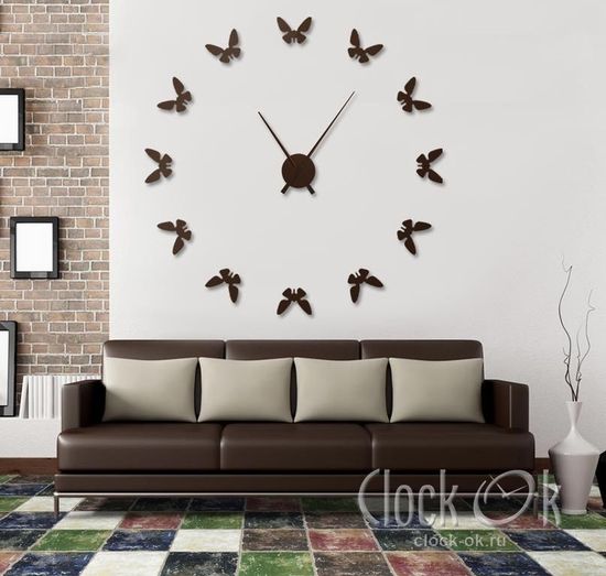 Настенные 3D часы Magic Fly