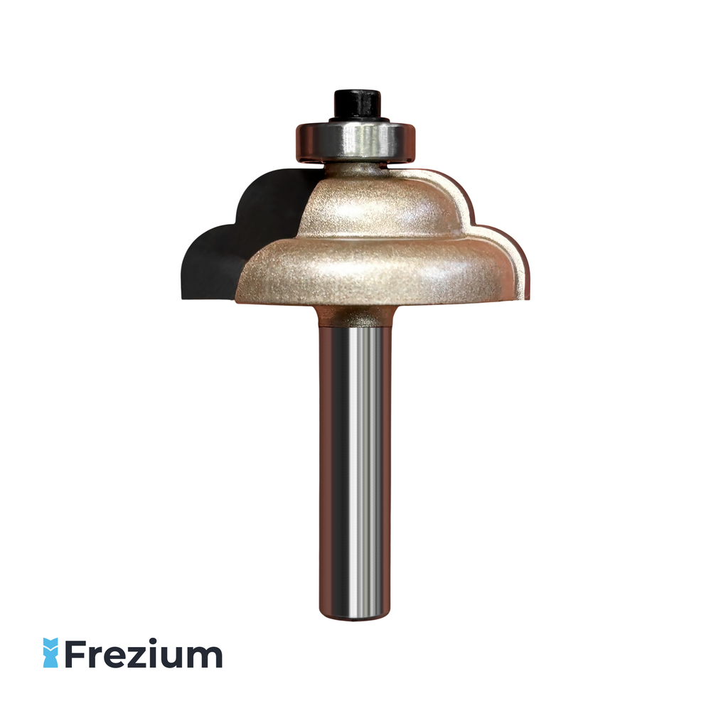 Калевочная фреза по дереву 38x8x14 мм