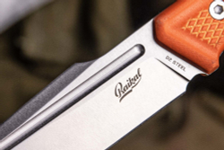 Туристический нож Baikal D2 StoneWash Kydex, G10 Orange