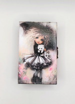 Шкатулка ручной работы декупаж "Котенок"