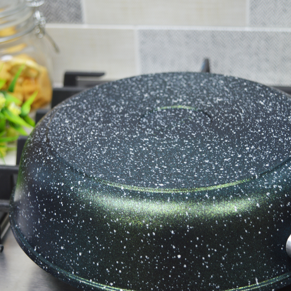 Сковорода 24см Сияние Green с несъемной ручкой, с2451Gr