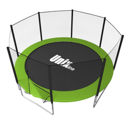 Батут unix line simple 10 ft green (outside)