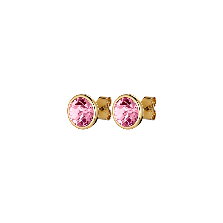 Серьги пусеты Dyrberg Kern DIA SG LIGHT ROSE 420000 R/G