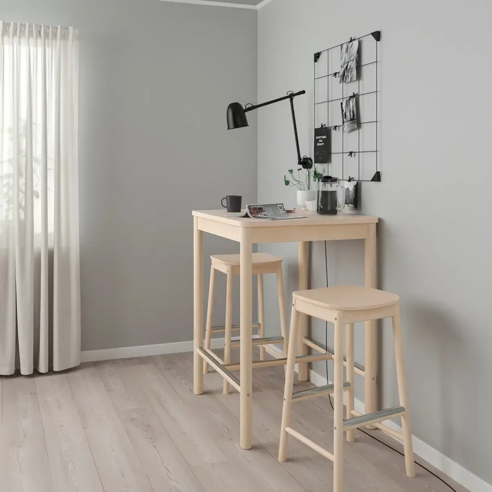 Барный стул - IKEA  RÖNNINGE/RONNINGE /РЁННИНГЕ  ИКЕА, 39х44х75 см ,  береза