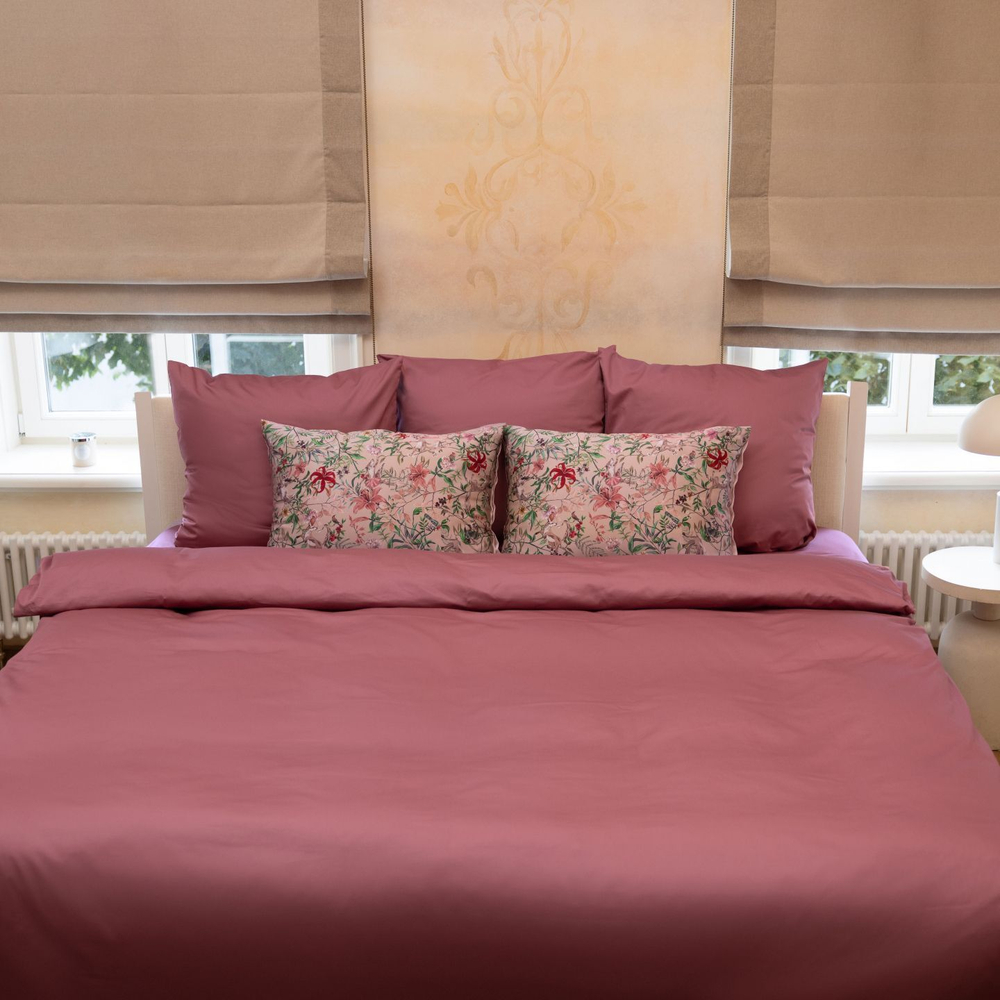 Наволочка 50x70 Mollen Корсак пудровая шелковая