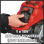 Газонокосилка аккумуляторная EINHELL PXC GE-CM 18/33 Li (1x4,0ah) 3413260
