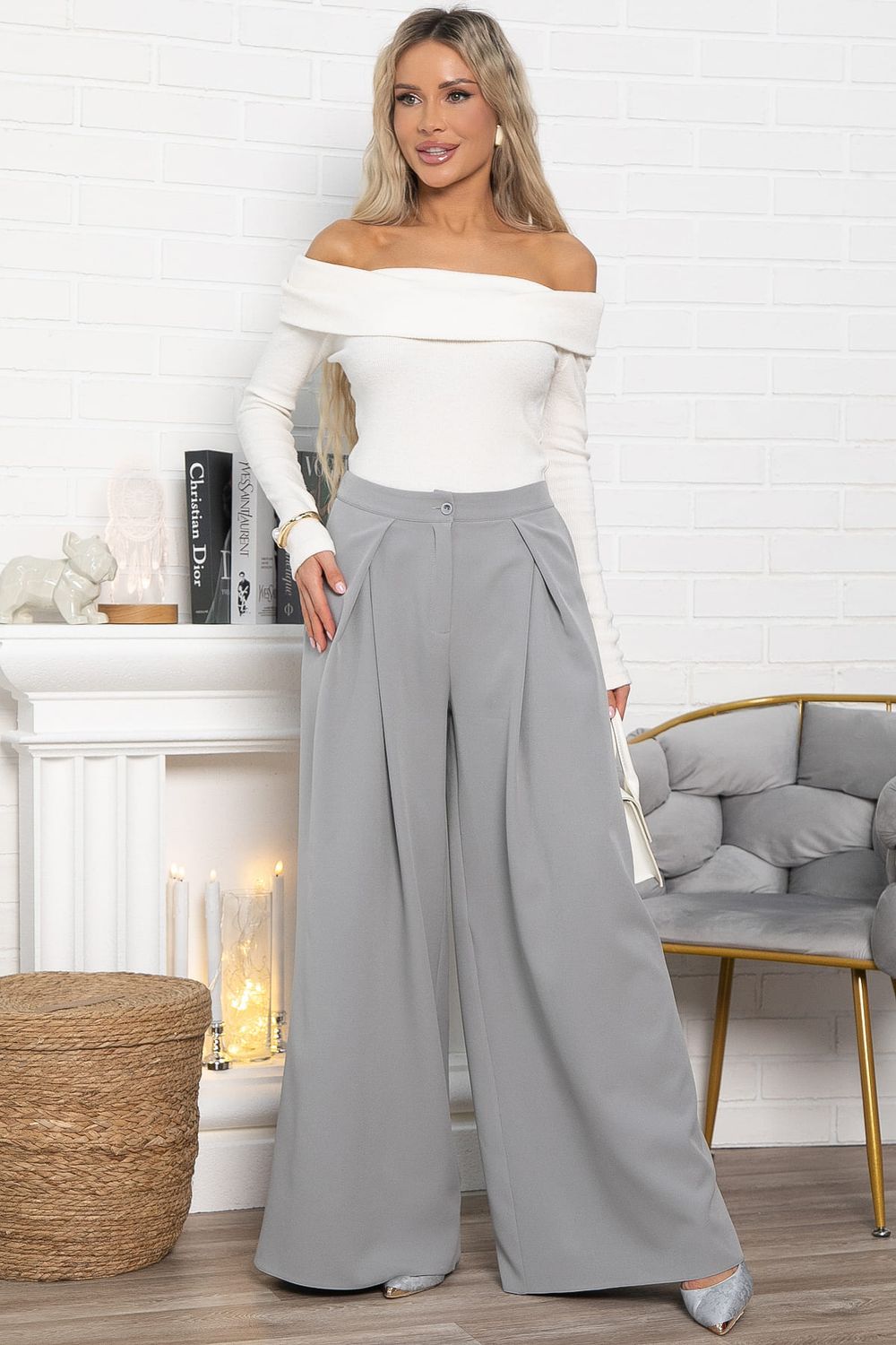 Брюки Безусловный приоритет (серые) Б15038-5М LT Collection