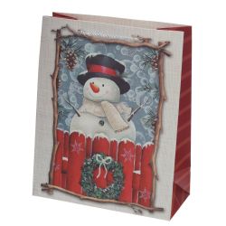 GAEM Пакет подарочный M (бумага 210г/м2, блок 12шт), L26 W12 H32 см, 4в.