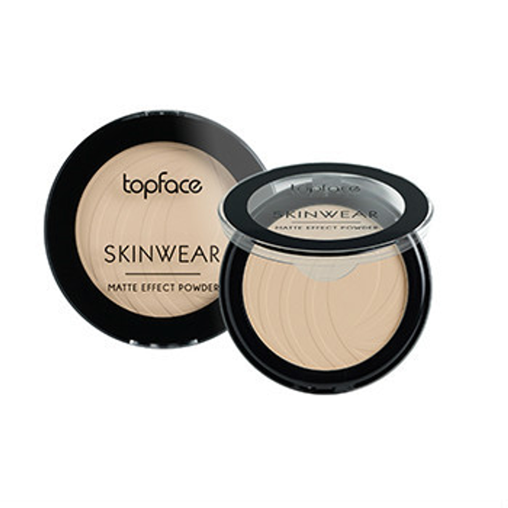 TopFace. Компактная пудра "Skinwear Matte Effect" PT265