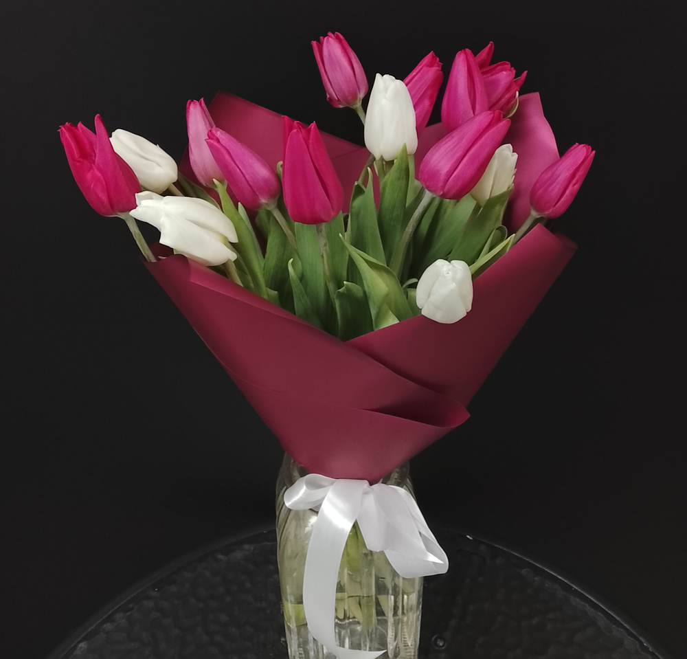 Букет тюльпанов микс