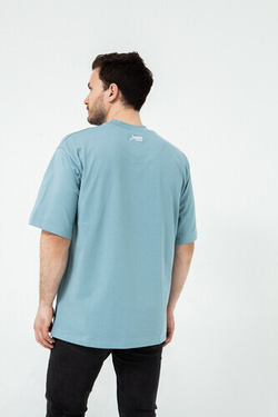 Футболка ЗАПОРОЖЕЦ Blank Loose Fit (Синий (Blue))